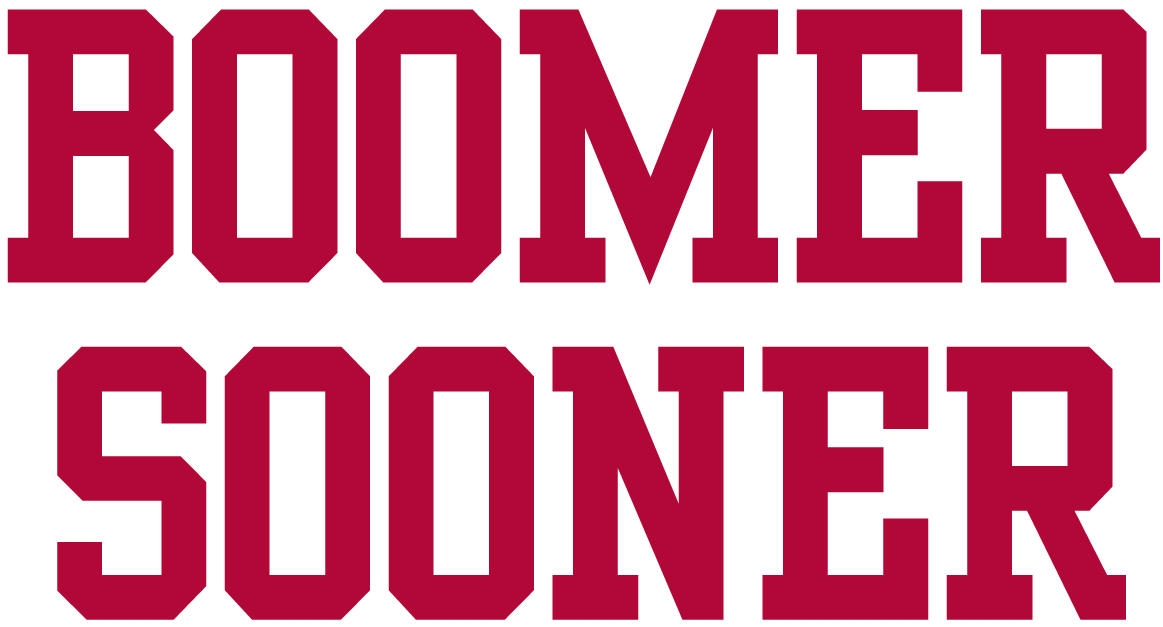 Oklahoma Sooners 0-Pres Wordmark Logo iron on transfers for fabric